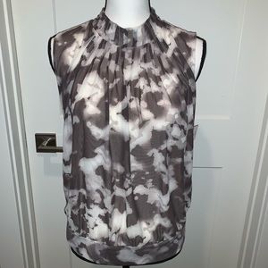 Dressy sleeveless blouse
